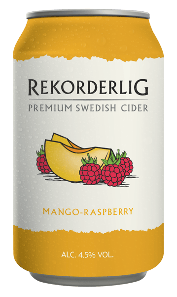 Modelbillede af Rekorderlig Mango Raspberry 4,5% 24x0,33 l.