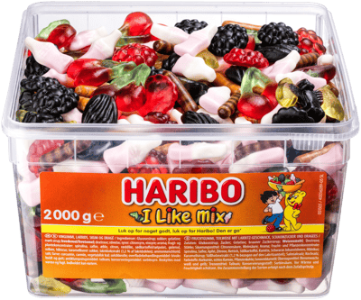 Modelbillede af Haribo I like Mix 2000g DK