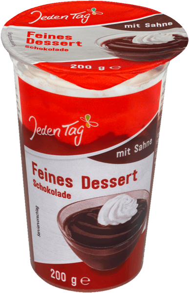 Jeden Tag Chokoladebudding m. Flde