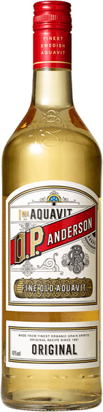 Modelbillede af O.P. Anderson Aquavit 40% 1 l. økologisk