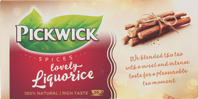 Modelbillede af Pickwick te Liquorice 20 stk.