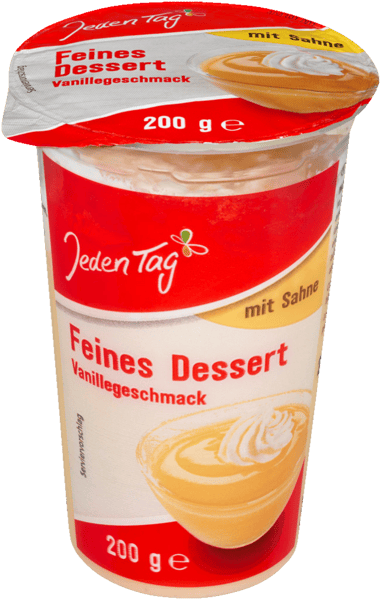 Jeden Tag Vaniljebudding m. Flde