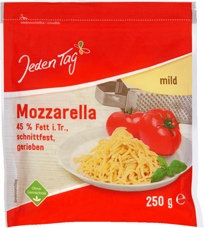 Modelbillede af JT Mozzarella Revet 250g