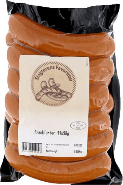Modelbillede af Slagterens Favoritter Frankfurter 990 g