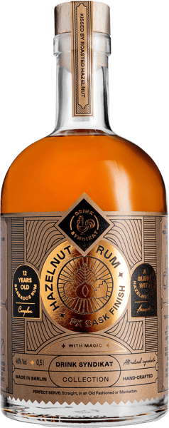 Modelbillede af Hazelnut Rum Spirit 0,5l 40%