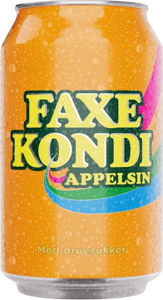 Modelbillede af Faxe Kondi Appelsin 24x0,33l