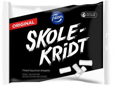 Modelbillede af Fazer Skolekridt 400g