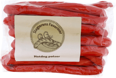 Modelbillede af Slagterens Favoritter Hot Dog Pølser 16 stk 1000 g