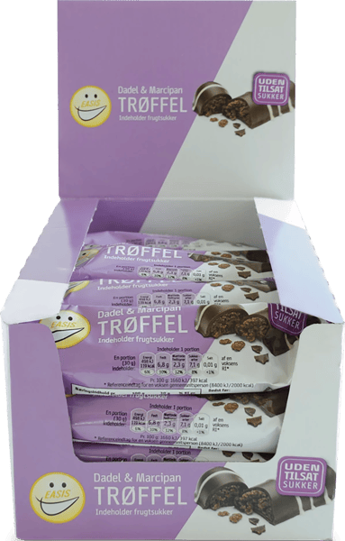 Modelbillede af EASIS Trøffelbar med dadler og marcipan 30 g.