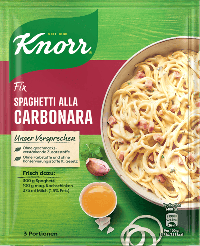 Modelbillede af Knorr Spaghetti Carbonara Fix 36 g.