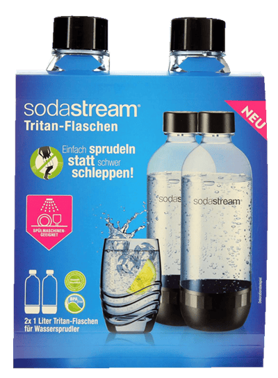 1 pk. Sodastream Flaske 2 pak (opvaskemaskine)