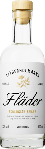 Modelbillede af Fjäderholmarna Fläder Snaps 32% 0,5 l.