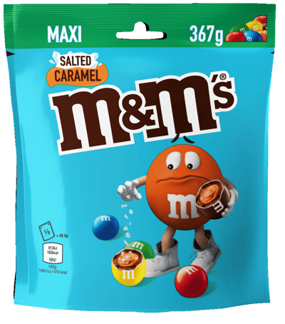 Modelbillede af M&M's Salted Caramel 367g