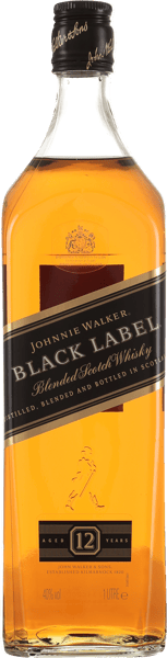 Modelbillede af Johnnie Walker 12YO Black 40% 1 l.