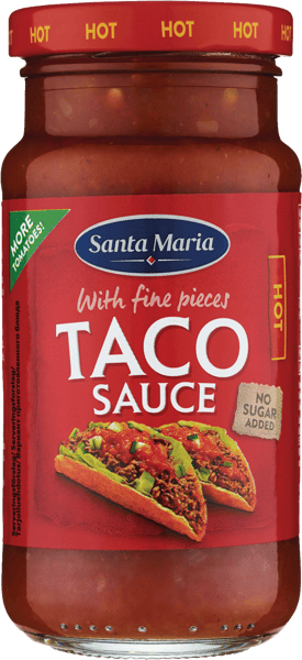 Modelbillede af Santa Maria Tex Mex Taco Sauce Hot 230 g