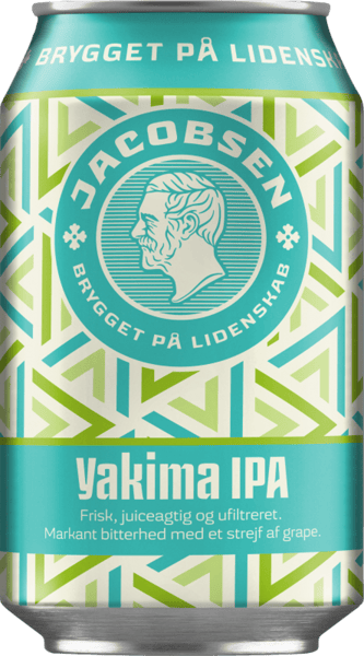 Modelbillede af Jacobsen Yakima IPA Indian Pale Ale - 6,5% øl, 12x33cl dåse