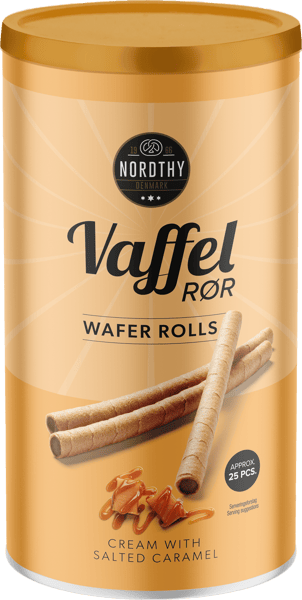 Modelbillede af Nordthy Vaffelrør Saltet karamel 250g