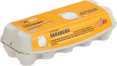 Modelbillede af Danæg skrabeæg 10 stk. str. M/L