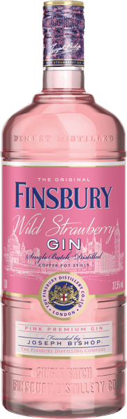 Modelbillede af Finsbury Wild Strawberry Gin 37,5% 1 l.