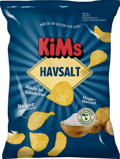 Modelbillede af KiMs Havsalt Chips 
    