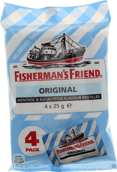 Modelbillede af Fisherman's Friend Original Blue stripe 4-pak