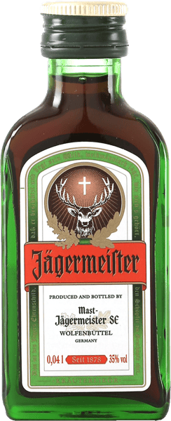 Modelbillede af Jägermeister Miniature 35% 0,04 l.