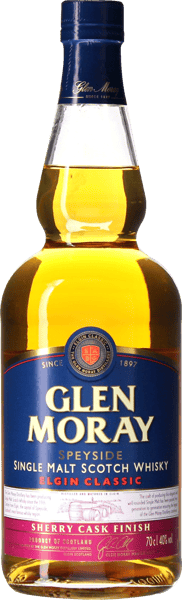 Modelbillede af Glen Moray Sherry Cask 40% 0,7 l.