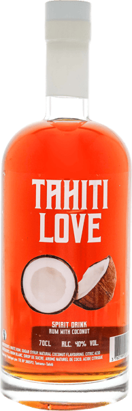 Modelbillede af Tahiti Love Coconut Rum Spirit 40% 0,7L
