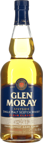 Modelbillede af Glen Moray Chardonnay Cask 40% 0,7 l.