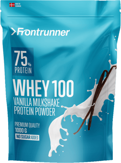 Modelbillede af Frontrunner By Bodylab Aps Whey 100 Vanilla Milkshake 1kg