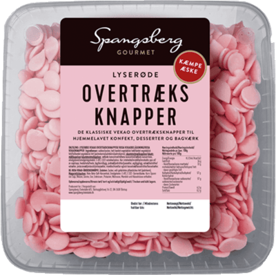 Spangsberg Overtræksknapper Lyserøde 720g