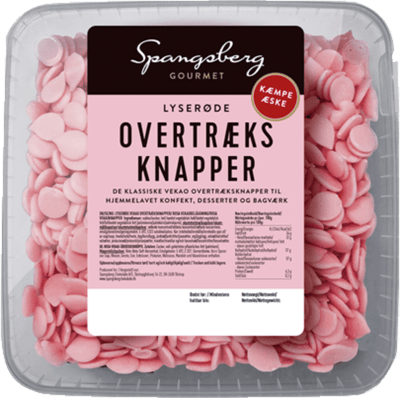 Modelbillede af Spangsberg Overtræksknapper Lyserøde 720g