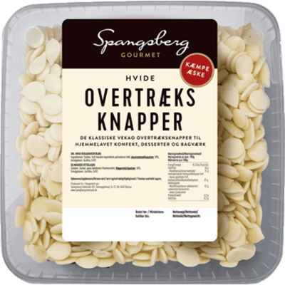 Modelbillede af Spangsberg Overtræksknapper Hvide 720g