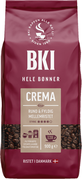 Modelbillede af BKI Hele Bønner Crema 900g