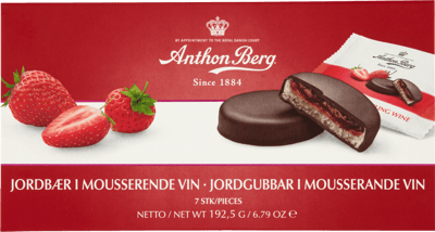 Modelbillede af Anthon Berg Jordbær 192,5 g