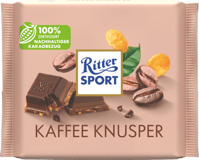Modelbillede af Ritter Sport Kaffe Knusper 100g