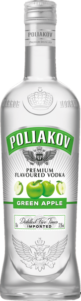 Modelbillede af Poliakov Vodka Green Apple 37,5% 0,7l