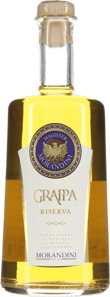 1 fl. Grappa Riserva Morandini 40% 0,5 l.