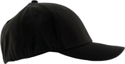Modelbillede af C2141 Baseball Cap w/Elastic Band Black Size S/M