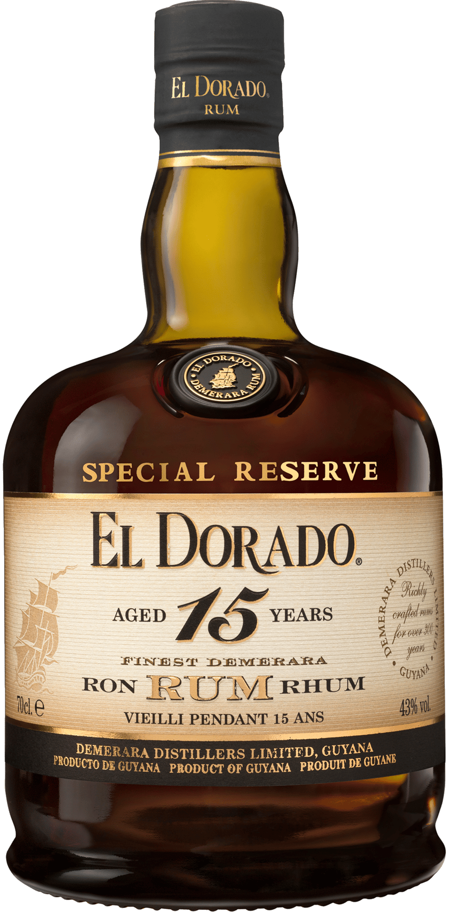 El Dorado 15YO 43% 0,7 l.
