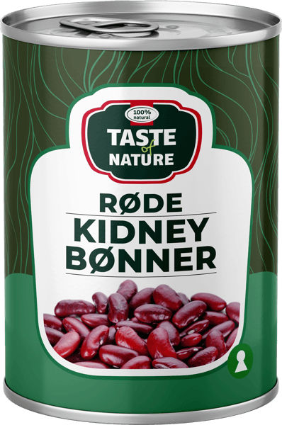 Modelbillede af Taste of Nature Røde kidneybønner 400g