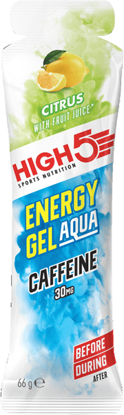 Modelbillede af High5 Energi Gel Aqua m. Koffein Citrus 66 g