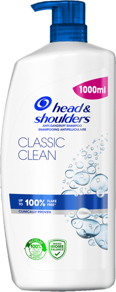 Modelbillede af Head & Shoulders Shampoo Classic Clean  1L. M. Pumpe
