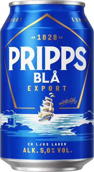 1 ks. Pripps Blå 5% 24x0,33 l.