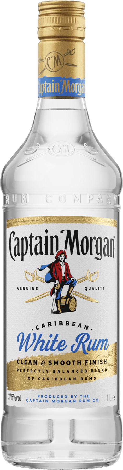 Captain Morgan White 37,5% 1 l.