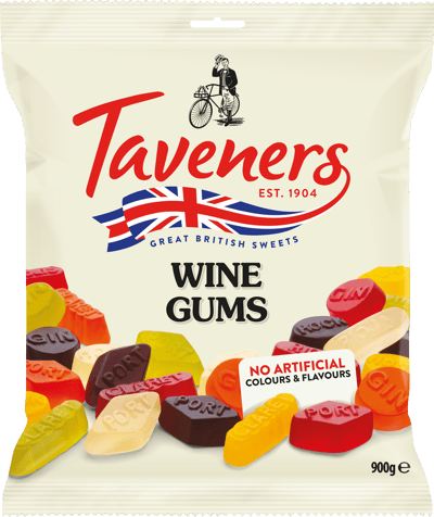 Modelbillede af Taveners Wine Gums 900g
