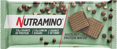 Modelbillede af Nutramino Protein Vaffel Hasselnød  39g