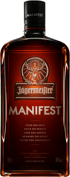 Modelbillede af Jägermeister Manifest 38% 0,5l