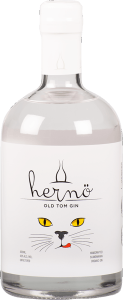 1 fl. Hernö old tom gin økologisk 43% 0,5 l.