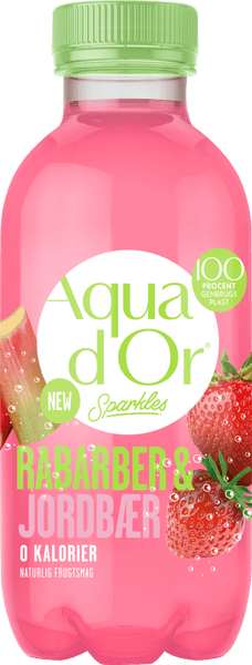Modelbillede af Aqua D'or Sparkles Jordbær & Rabarber 20x0,3l PET
